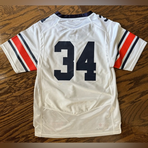 Under Armour Auburn Tigers 34 Bo Jackson Replica Jersey Youth Medium - Picture 2 of 6